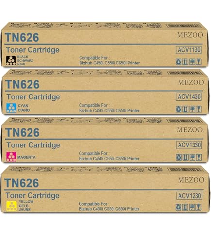 コニカミノルタ　トナー　TN626 5色1セット 楽天市場】コニカミノルタ TN626K / TN626AK ブラック 純正